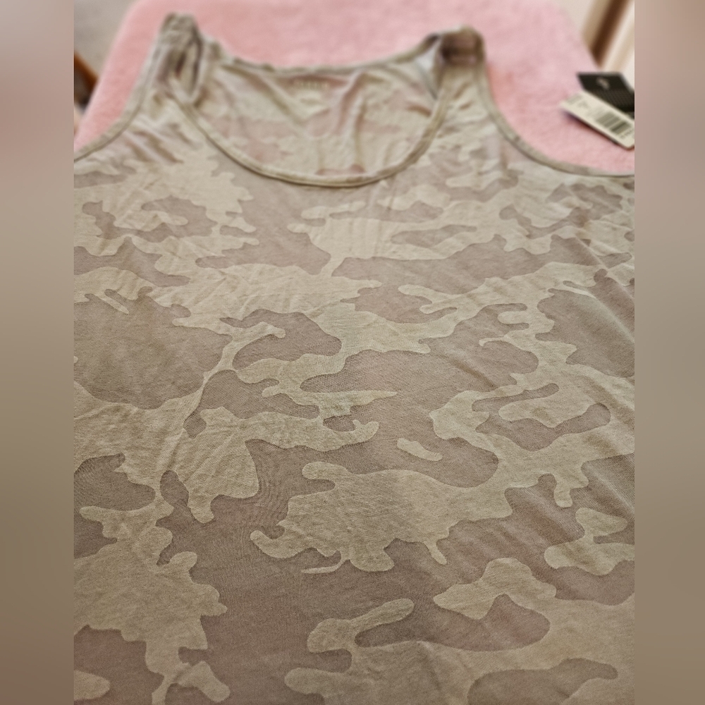Torrid Active Wear Camo Sheer Tank